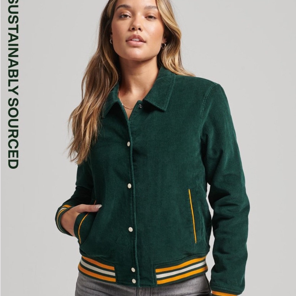 Superdry Cord Coach Bomber Jacket